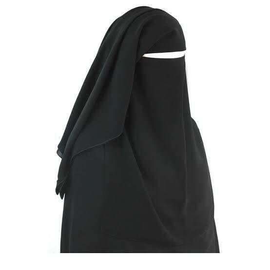 Three layered niqab korean